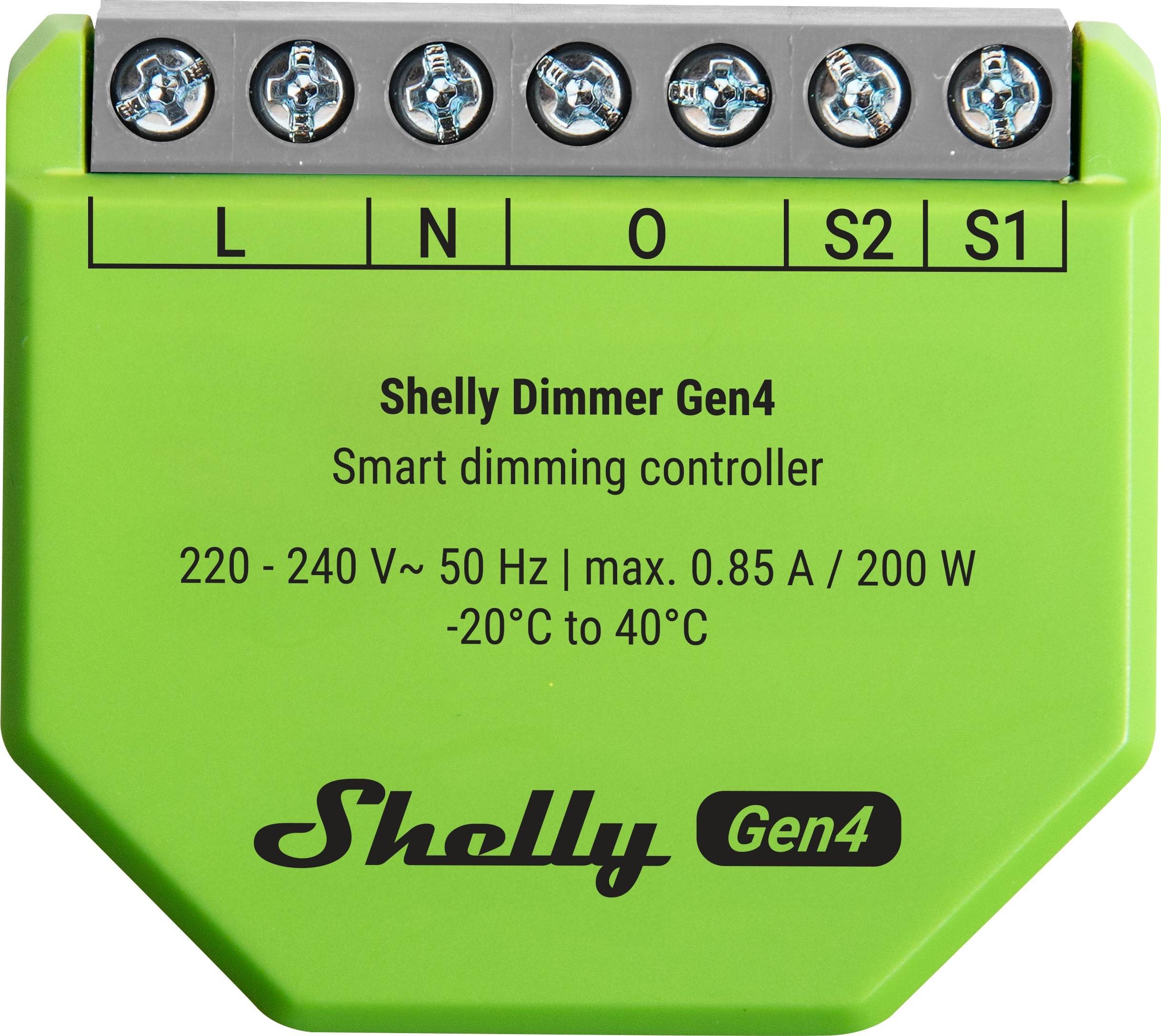 SHELLY Unterputz-Dimmer, Dimmer Gen4