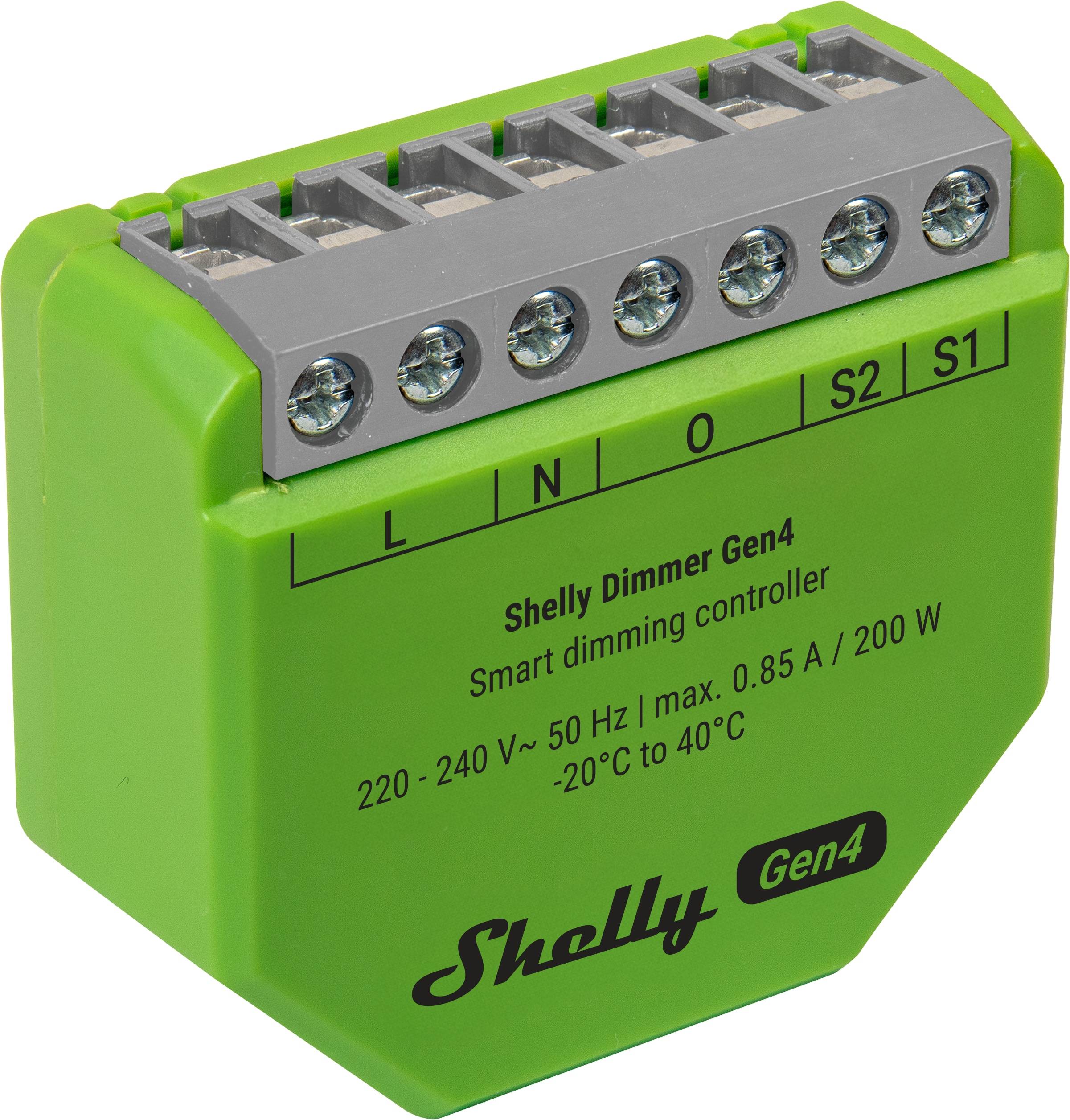 SHELLY Unterputz-Dimmer, Dimmer Gen4