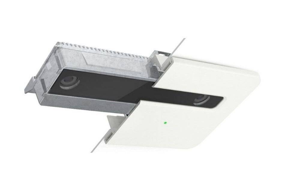 Xovis APS-180E-IO W KZRLW SOL, 3D Sensor für Personenzählung, alle Lizenzen Inklusive, Aufputzgehäuse, PoE, weiß