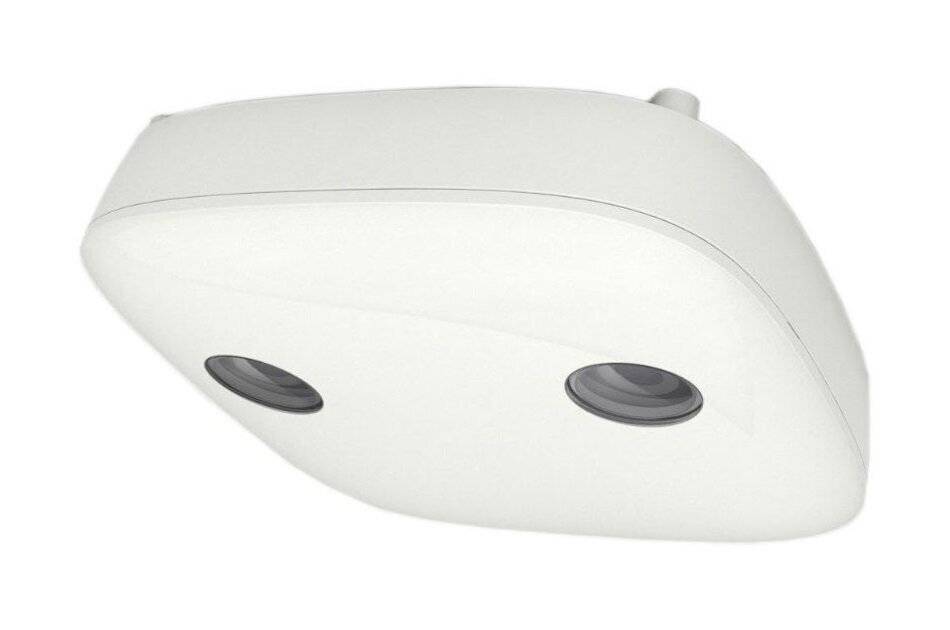 APS-90E-IO W ZR SOL, 3D Sensor für Personenzählung, Zonenüberwachung, Recording, Aufputzgehäuse, PoE, weiß