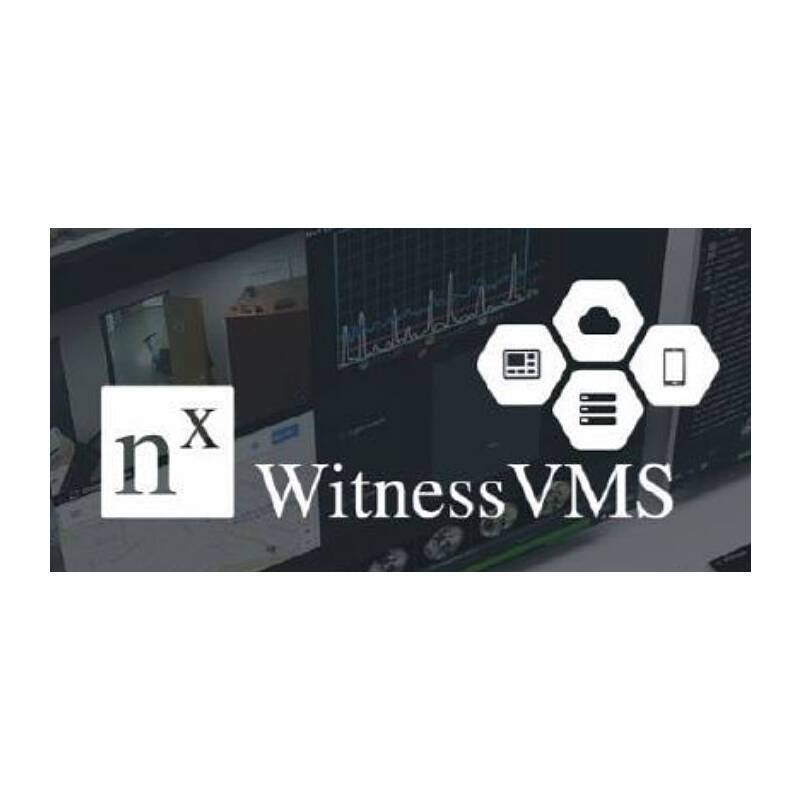 Network Optix Nx Witness VMS IO-Lizenz, SOFTWARE-LIZENZ | Modell / Serie:NxWitness Professional