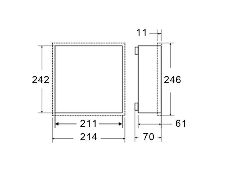 PSAC08246,  8 Versorgungslinien (einzeln abgesichert)  8 x 24VAC/1A, max 6A  Metallgehäuse für Wandmontage