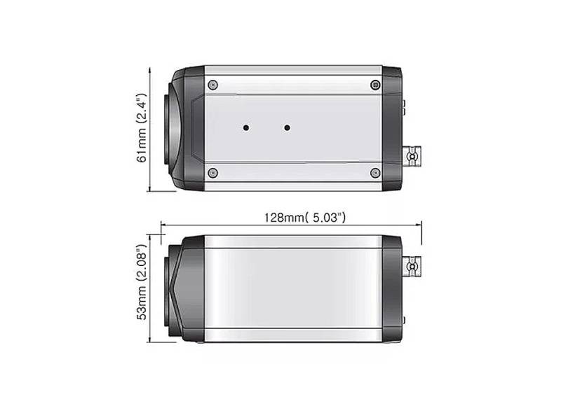 L-BN-2501,  Box-Kamera  Auflösung 1920 x 1080 px (Full HD)  1/2,9" Sony Exmor CMOS Sensor  Externer IR-Sensor  C/C