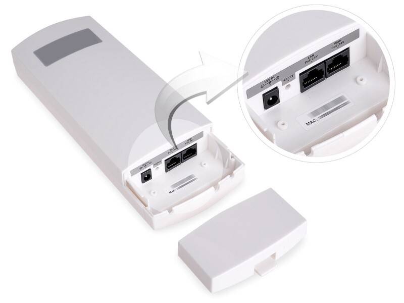 CDS-6IP ECO,  Funkmodul für 2 IP Quellen  bis 2km Reichweite  Datenrate bis 20Mbit(2km) / 30Mbit(1km)  WLAN 5 GHz B