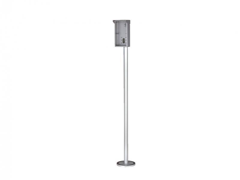 L-RA-5702-PL,  Einbaurahmen für 2 Module  mit Regenschutz  Säule, freistehend