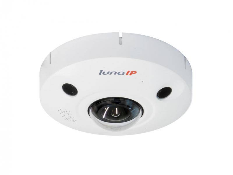 L-DF-5120-F,  12 MP | 1/1,7" CMOS Sensor  Fisheye-Objektiv | 180° (H)  Videoanalyse (IVS+)  12 V DC, PoE | IP67, IK
