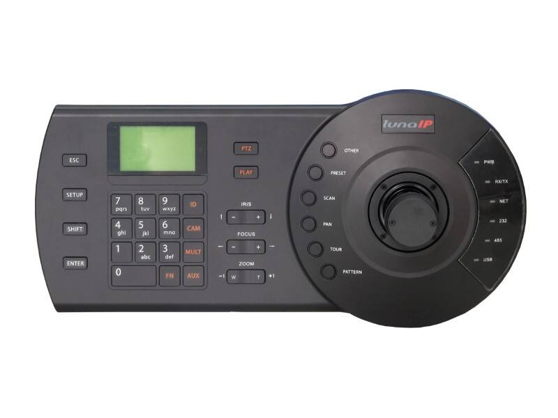L-NKB,  Netzwerk-Keyboard  für PTZ-Kameras  3-Achsen Joystick  Pelco D/P, DH-SD, DH2