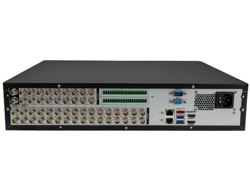 L-DVR-28832-4K,  Hybrid-Rekorder  32 HD-Kanäle / 32 IP-Kanäle  3840 x 2160 px (4K)  intelligente Videoanalyse  Ala