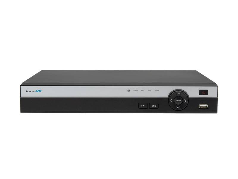 L-DVR-2104-4K,  Hybrid-Rekorder  4 HD-Kanäle + 4 IP-Kanäle  3840 x 2160 px (4K)  intelligente Videoanalyse  HDMI-