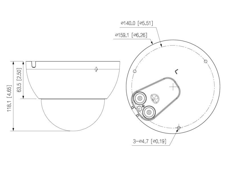 L-DE-5803,  8 MP | 1/1,8" CMOS Sensor  Videoanalyse (IVS+)  12 V DC / 24 V AC, ePoE | IP67, IK10  Vario-Zoom | 113°