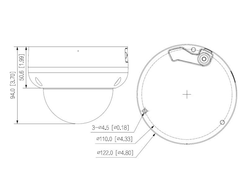 L-DB-5803,  8 MP | 1/2,8" CMOS Sensor  Vario-Zoom | 109° - 30° (H)  Videoanalyse (IVS)  12 V DC, PoE | IP67, IK10