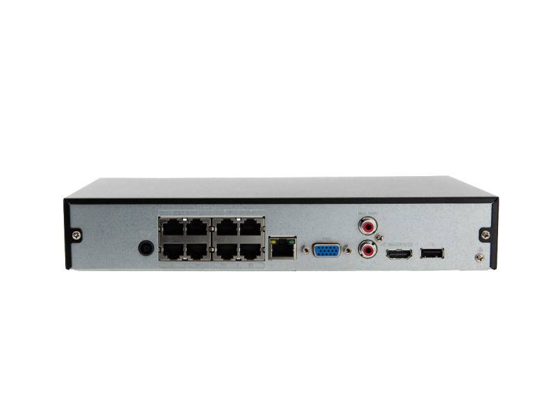 L-IPR-5108-P-I,  8 Kanal IP Rekorder (IPR)  bis 16MP Aufnahmeauflösung  IVS (Videoanalyse)  8-fach PoE Switch  HDM