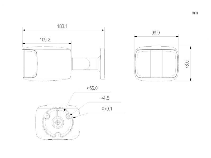 L-KP-5420,  8 MP Panorama (2×4 MP)  180° (H) Weitwinkelansicht  Videoanalyse (IVS+)  EPTZ  Aktive Abschreckung (op