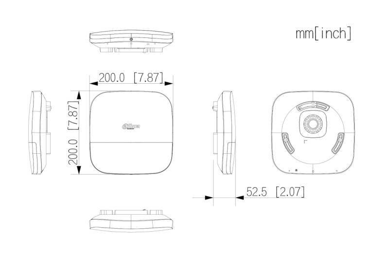 DHI-ARA13-W2 (868),  Drahtlose Outdoor Sirene  Funkalarmsystem  Dahua AirShield  868 MHz Frequenz speziell für Sich