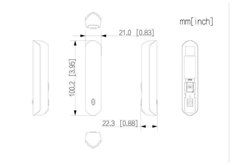 DHI-ARM310-W2 (868),  Eingangserweiterung  Funkalarmsystem  Dahua AirShield  868 MHz Frequenz speziell für Sicherhe