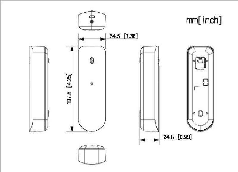 DHI-ARD512-W2 (868),  Glasbruchmelder  Funkalarmsystem  Dahua AirShield  868 MHz Frequenz speziell für Sicherheitsa