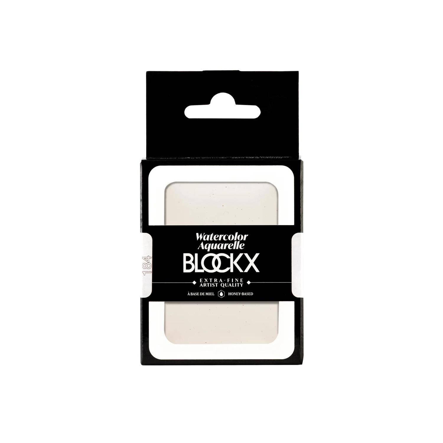Blockx Aquarellfarbe, Zinkweiß - Großer Napf 18ml - Zinkweiß 45184BXC