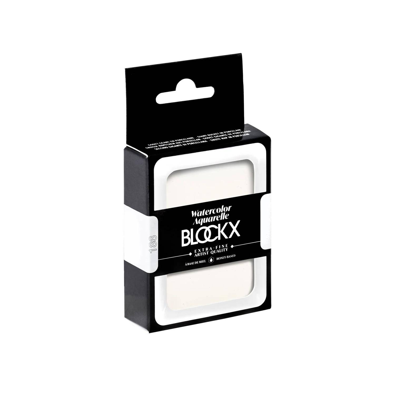 Blockx Aquarellfarbe, Titanweiß - Großer Napf 18ml - Titanweiß 45186BXC