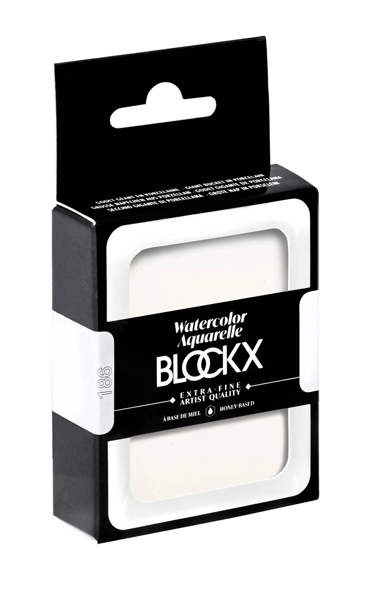 Blockx Aquarellfarbe, Titanweiß - Großer Napf 18ml - Titanweiß 45186BXC