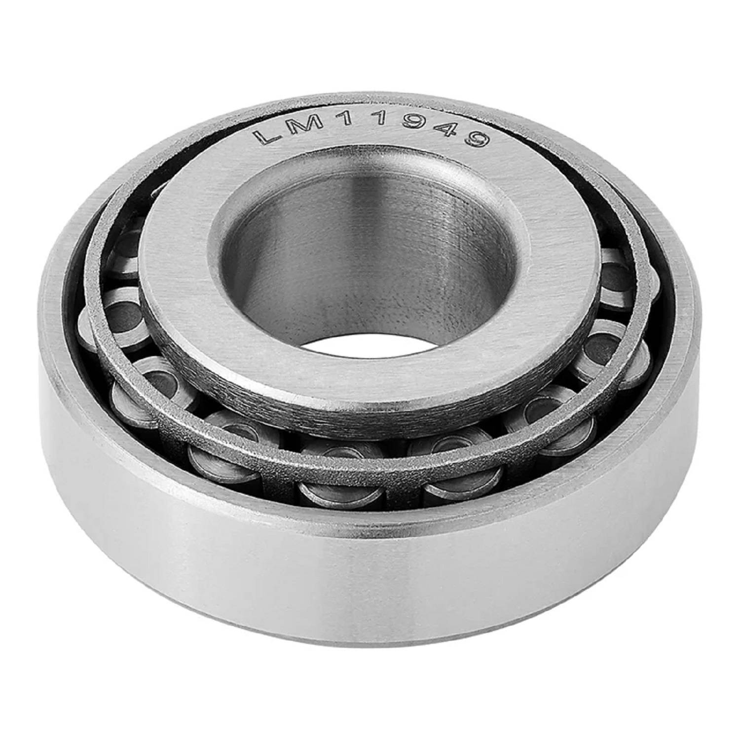 LM11949' Metallrollenlager, zylindrische Form, mit kleinen zylindrischen Rollen zwischen Inner- und Außenringen, verwendet für eine glatte Rotation.