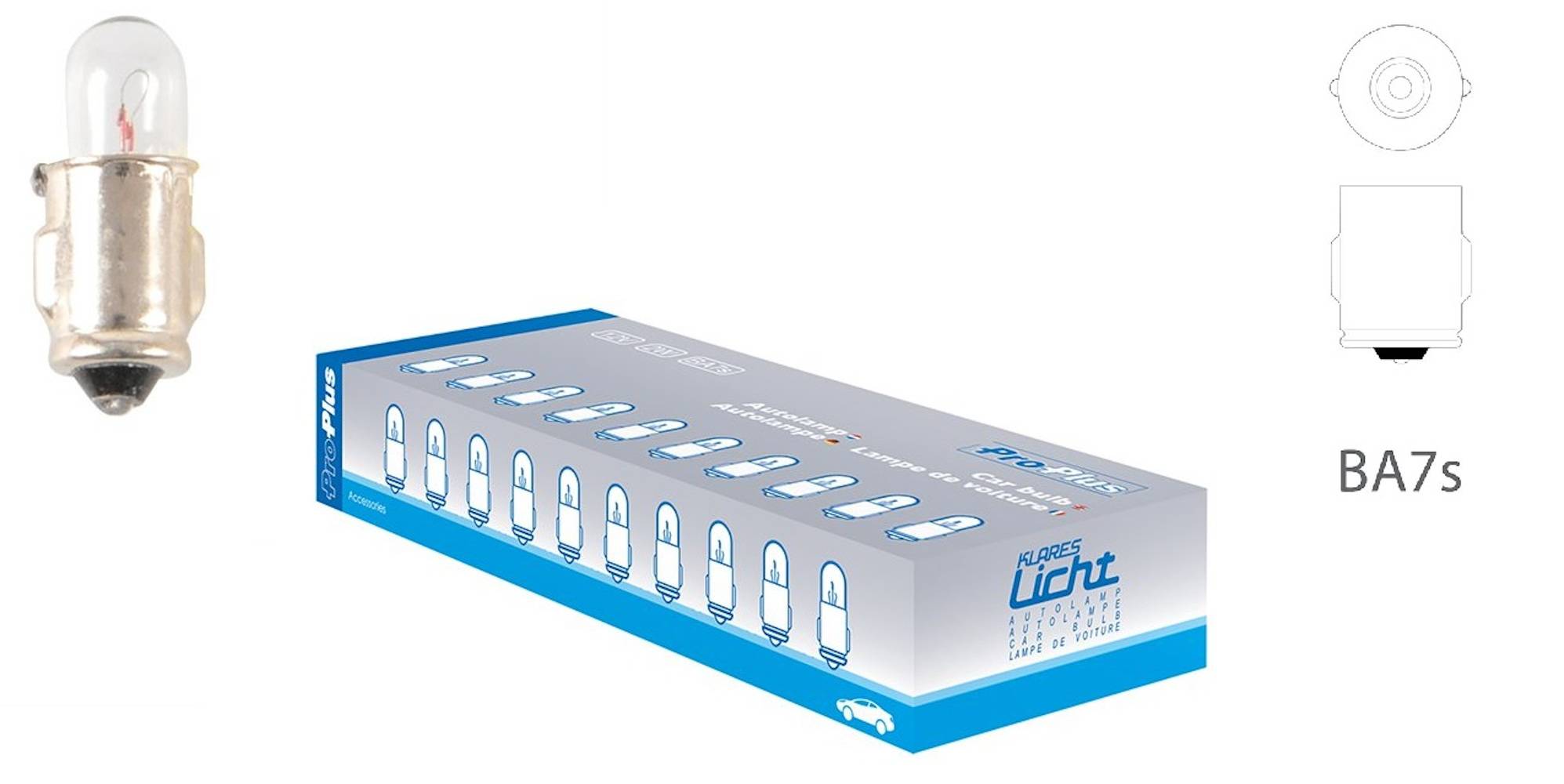 Eine lange, rechteckige Schachtel mit der Aufschrift 