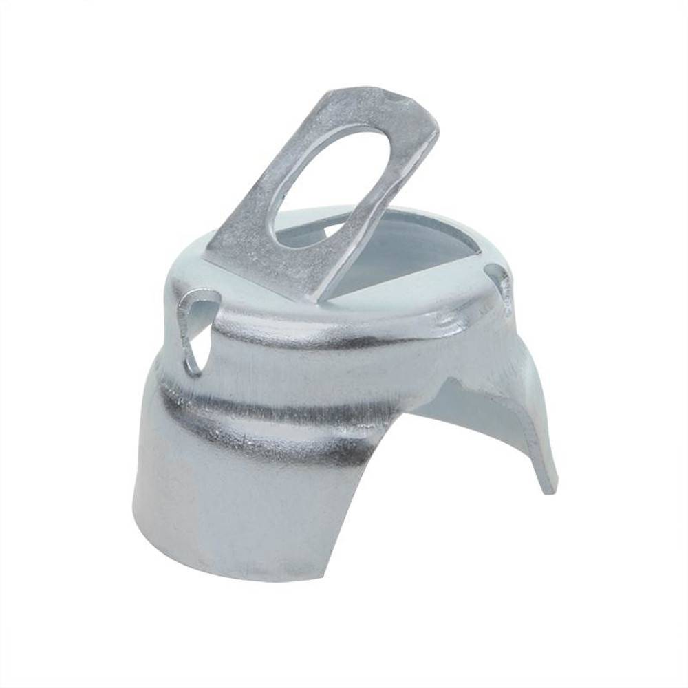 Ein Metall-Flaschenöffner mit Ausguss, entwickelt zum einfachen Öffnen und Einschenken von versiegelten Flaschen, mit sichtbarer Funktionshandhabe und Öffnung.