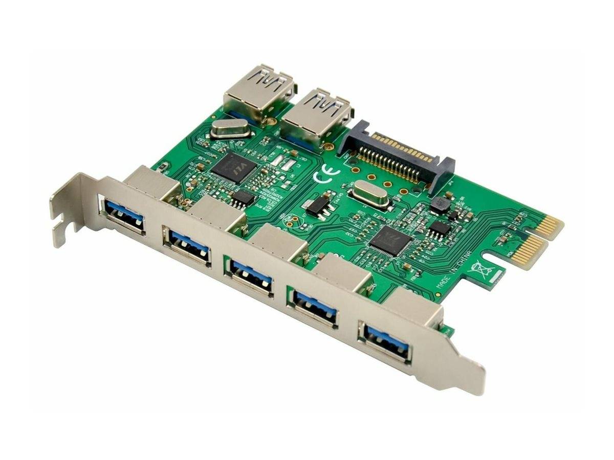 MicroConnect USB-Adapter - PCIe 2.0 - USB 3.0x 7