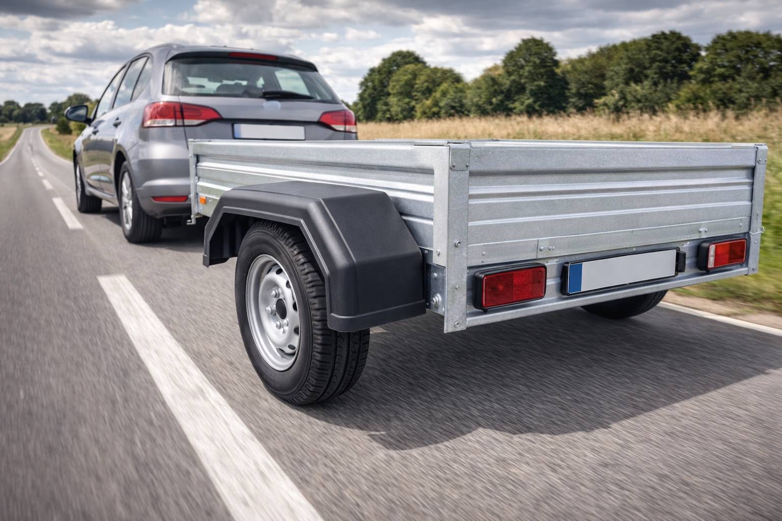 2 x Kotflügel für Anhänger 8 Zoll – Schutzblech für Pferdeanhänger, elastisch, UV-beständig, stoßfest, Maße: 152x510x190,5 mm