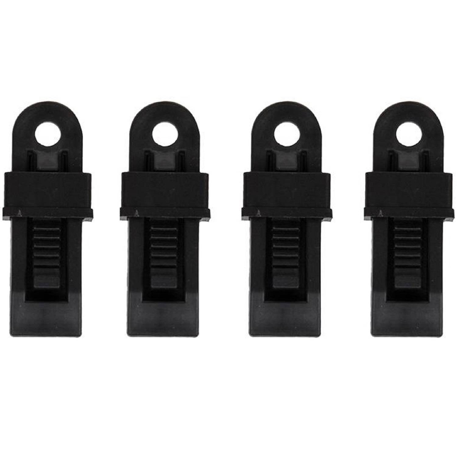 20 x Vorzelt Clips & Planenspanner für Zeltteppich – starke Klammern zur Befestigung von Bodenplanen, Pavillon oder Vorzeltboden – Kunststoff