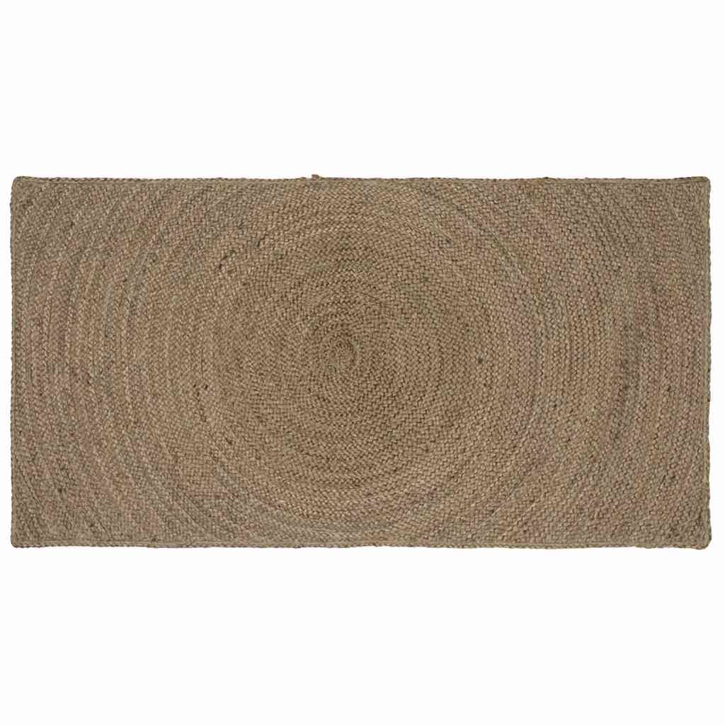 vidaXL Bereichsteppiche Grau 80 x 150 cm Jute