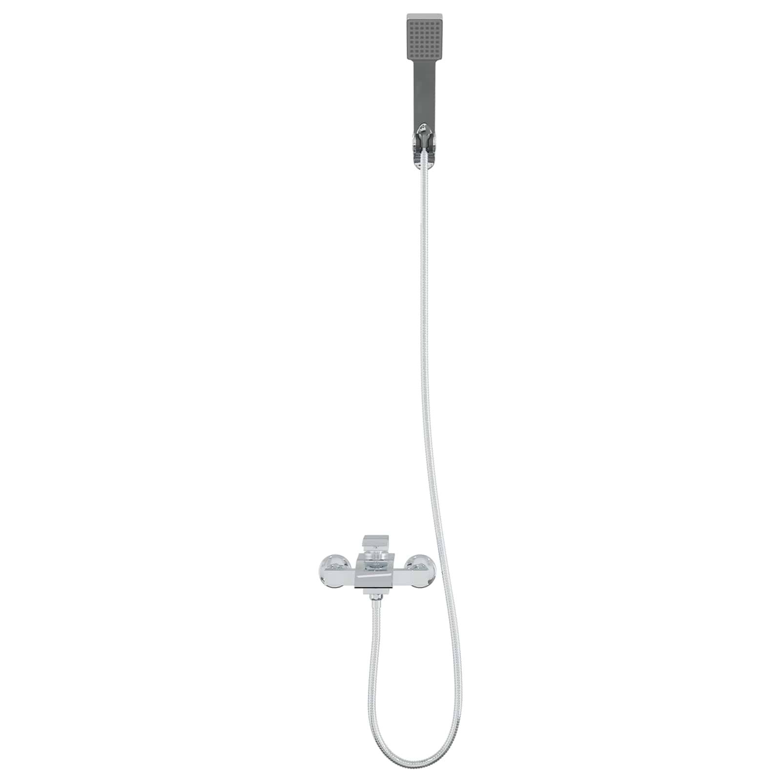 vidaXL Duschkopf Set Chrom G 1 / 2 Zoll