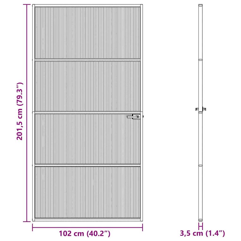 vidaXL Wohnzimmer-Tür 102 x 201,5 x 3,5 cm