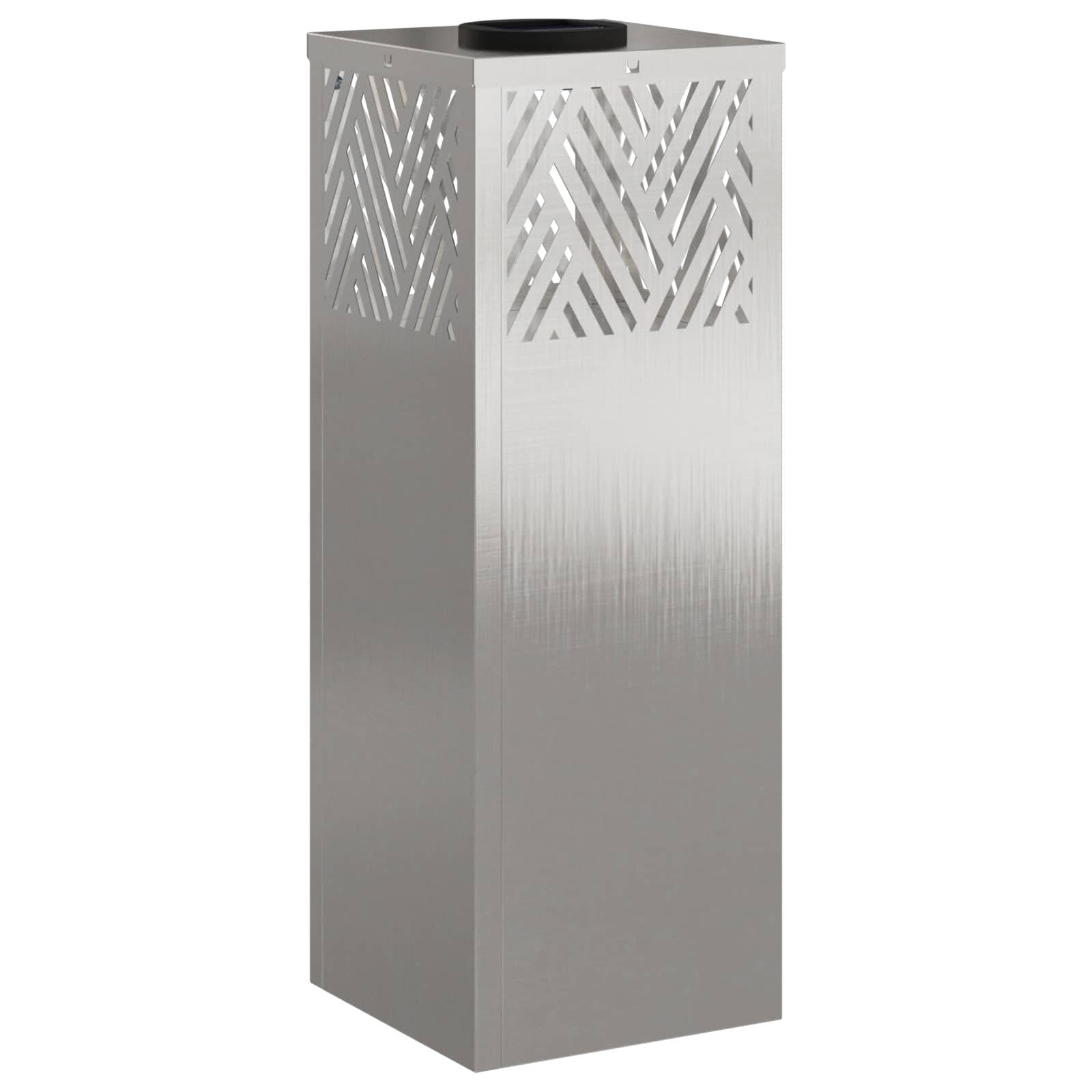 vidaXL Solar LED Weg Licht 2 pcs Silber Edelstahl