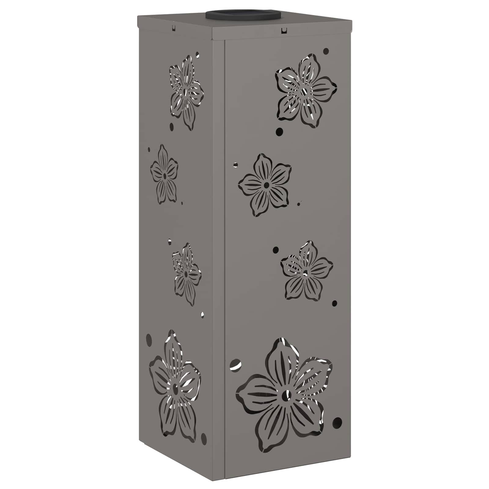 vidaXL Solar LED Weg Licht 2 pcs Rostig Wetterfeststahl