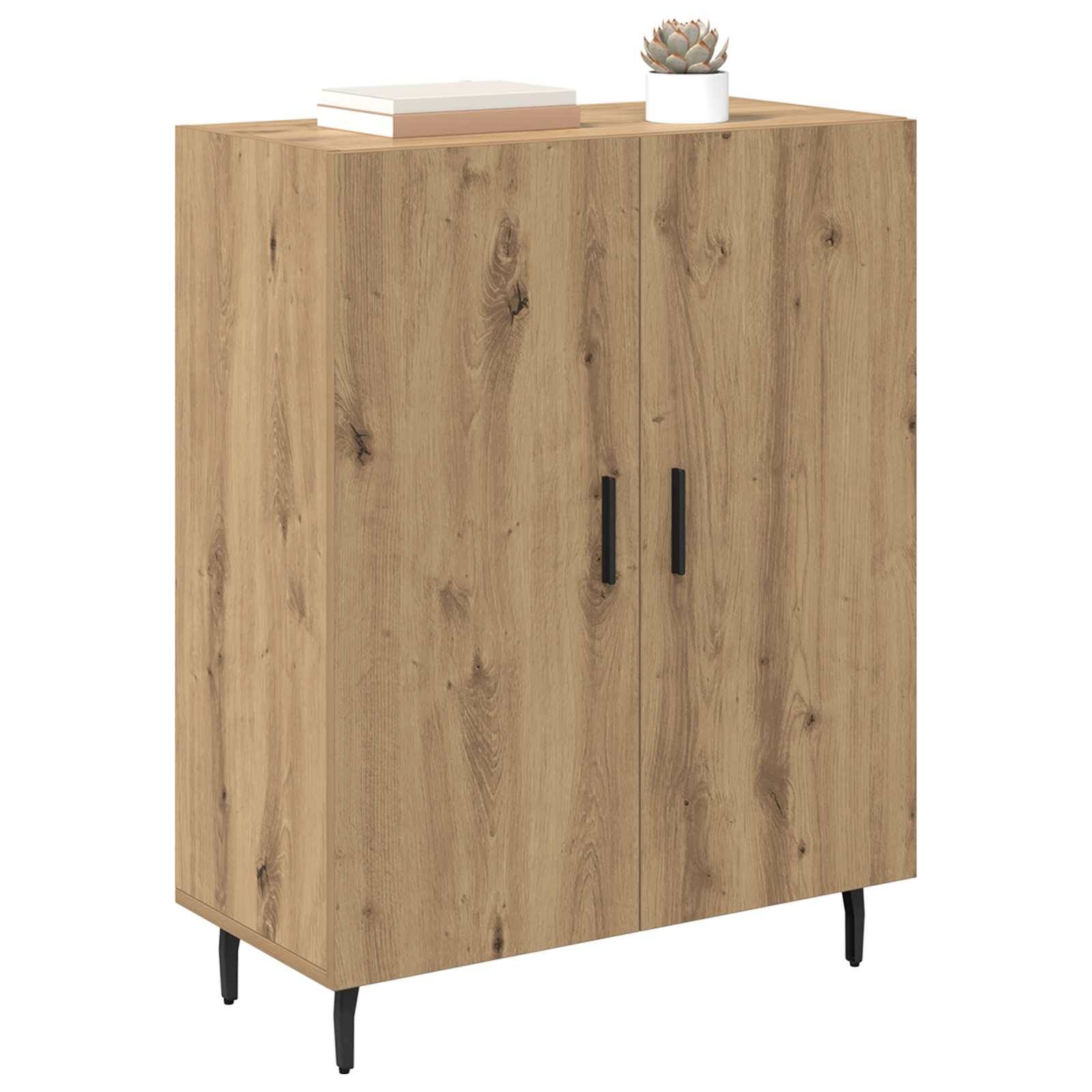 vidaXL Sideboard Artisan-Eiche 69,5 x 34 x 90 cm Holzwerkstoff