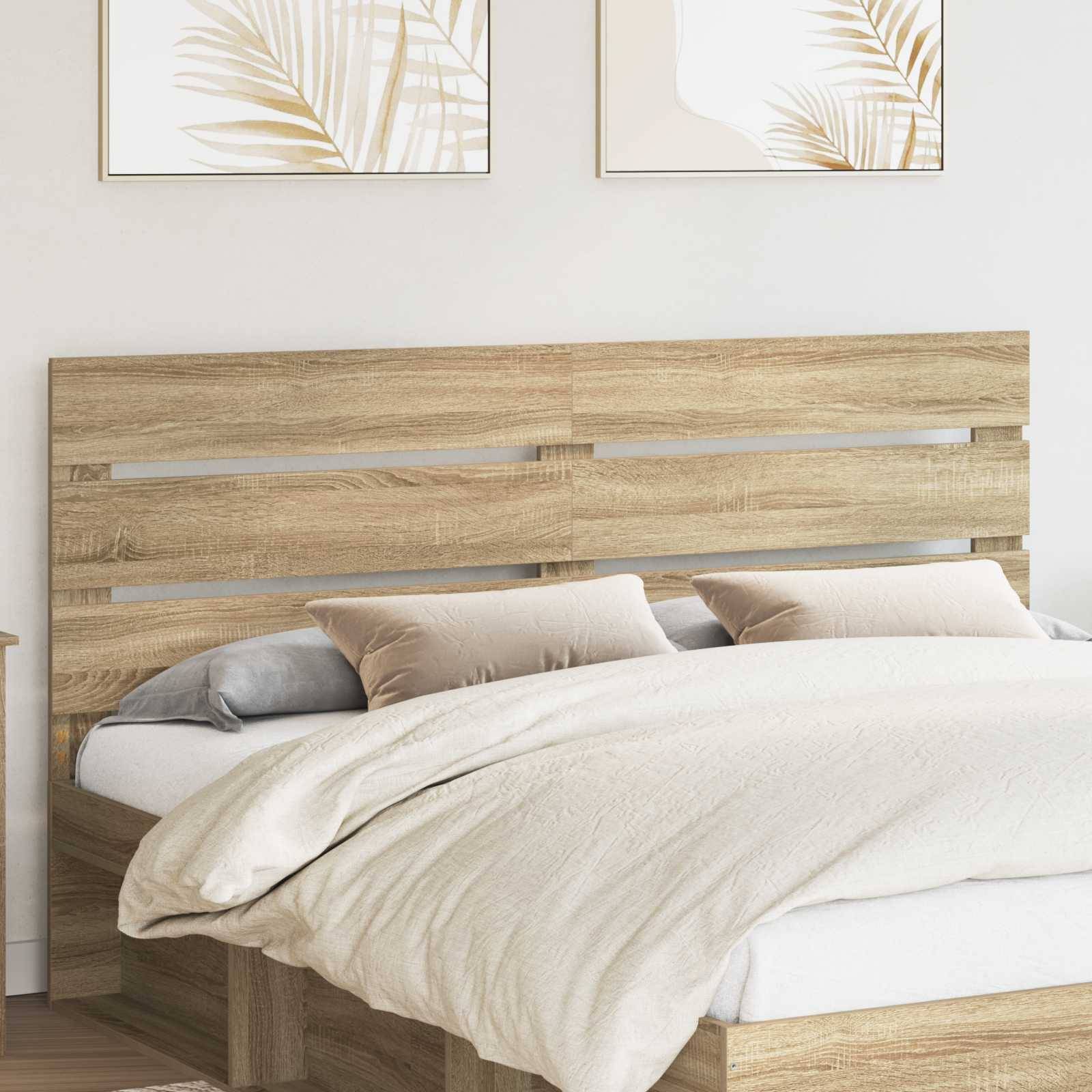 vidaXL Kopfteil Sonoma-Eiche 100 cm Holzwerkstoff