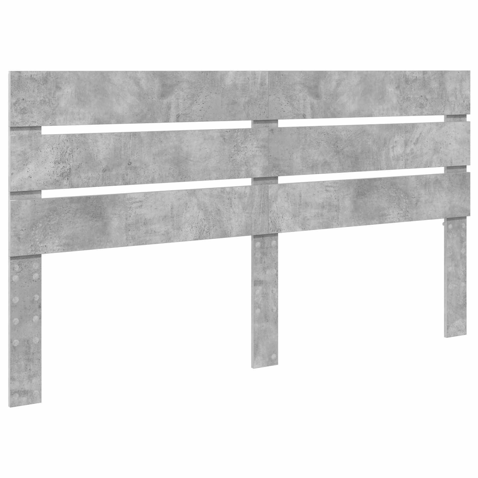 vidaXL Kopfteil Beton Grau 100 cm Holzwerkstoff
