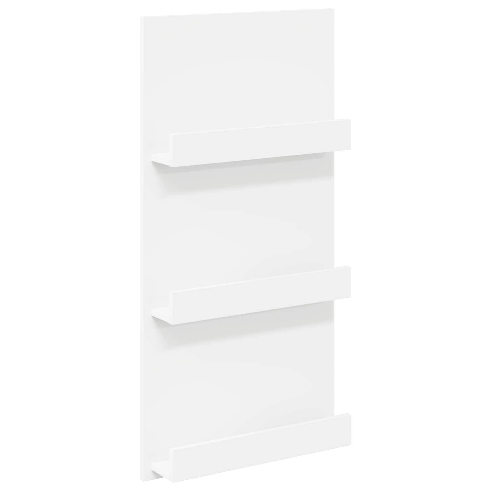 vidaXL Magazinregal mit Regal Weiß 51 x 11 x 102 cm Holzwerkstoff