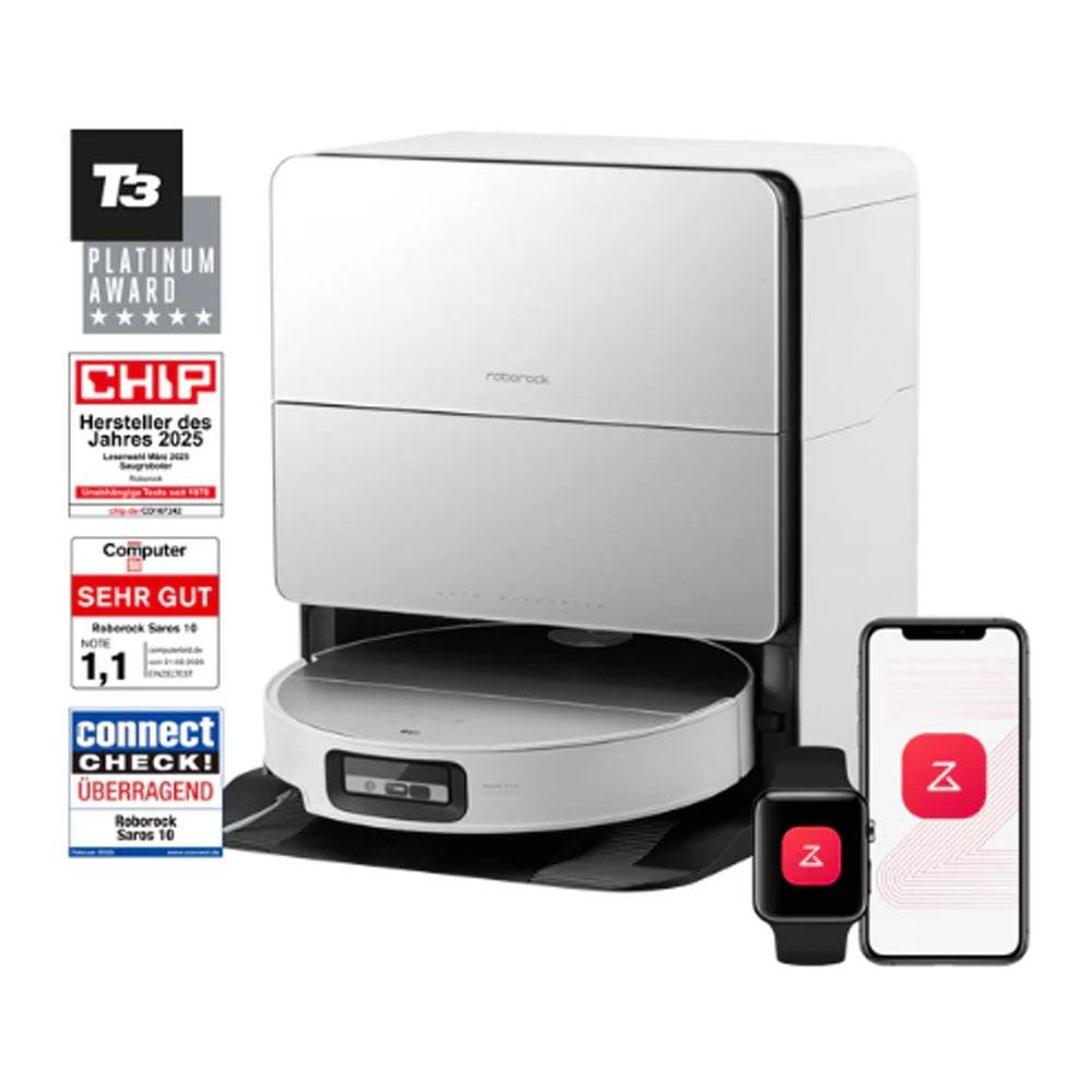 Roborock Saros 10 Saugroboter weiß