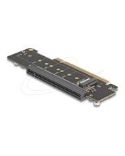 Delock PCI Express 4.0 x16 Karte zu 2x M.2 Key M NVMe Slot