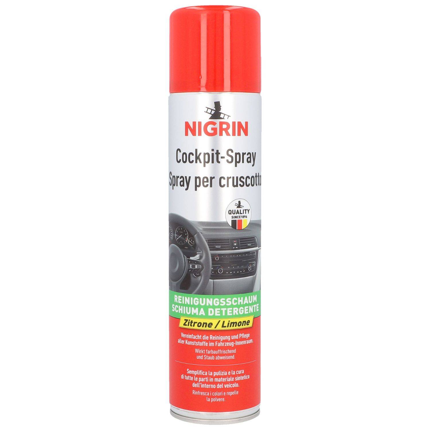 Cockpit-Spray Reinigungsschaum Zitrone 400ml