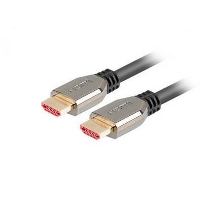 LANBERG HDMI M/M V2.1 Kabel 1,0m 8K 60Hz schwarz Multimedia-Technik HDMI-Kabel