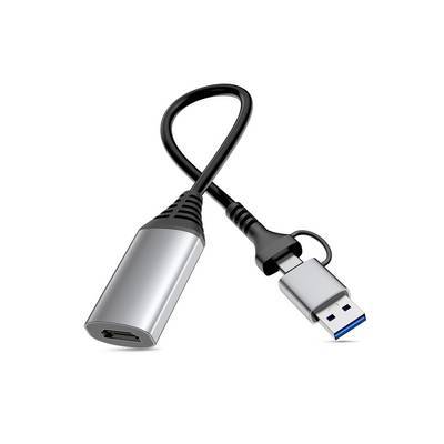 Equip Adapter USB-C/A->HDMI 1920x1080/ 60Hz Alu. / Konverter USB
