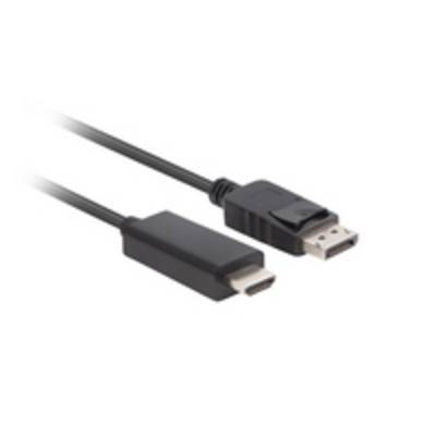 LANBERG Displayport (M)V1.1->HDMI(M) Kabel 5,0m schwarz Multimedia-Technik Displayport-Kabel