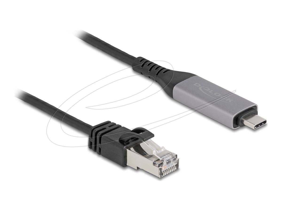 Delock Netzwerkadapter - USB 3.0 - 1000Base-Tx 1 - Anthrazit - Schwarz