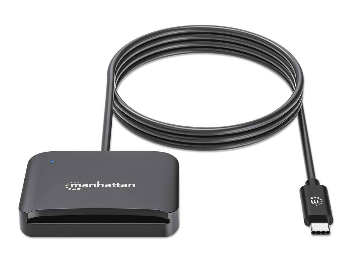 IC Intracom Manhattan - SmartCard-Leser - USB-C - Schwarz
