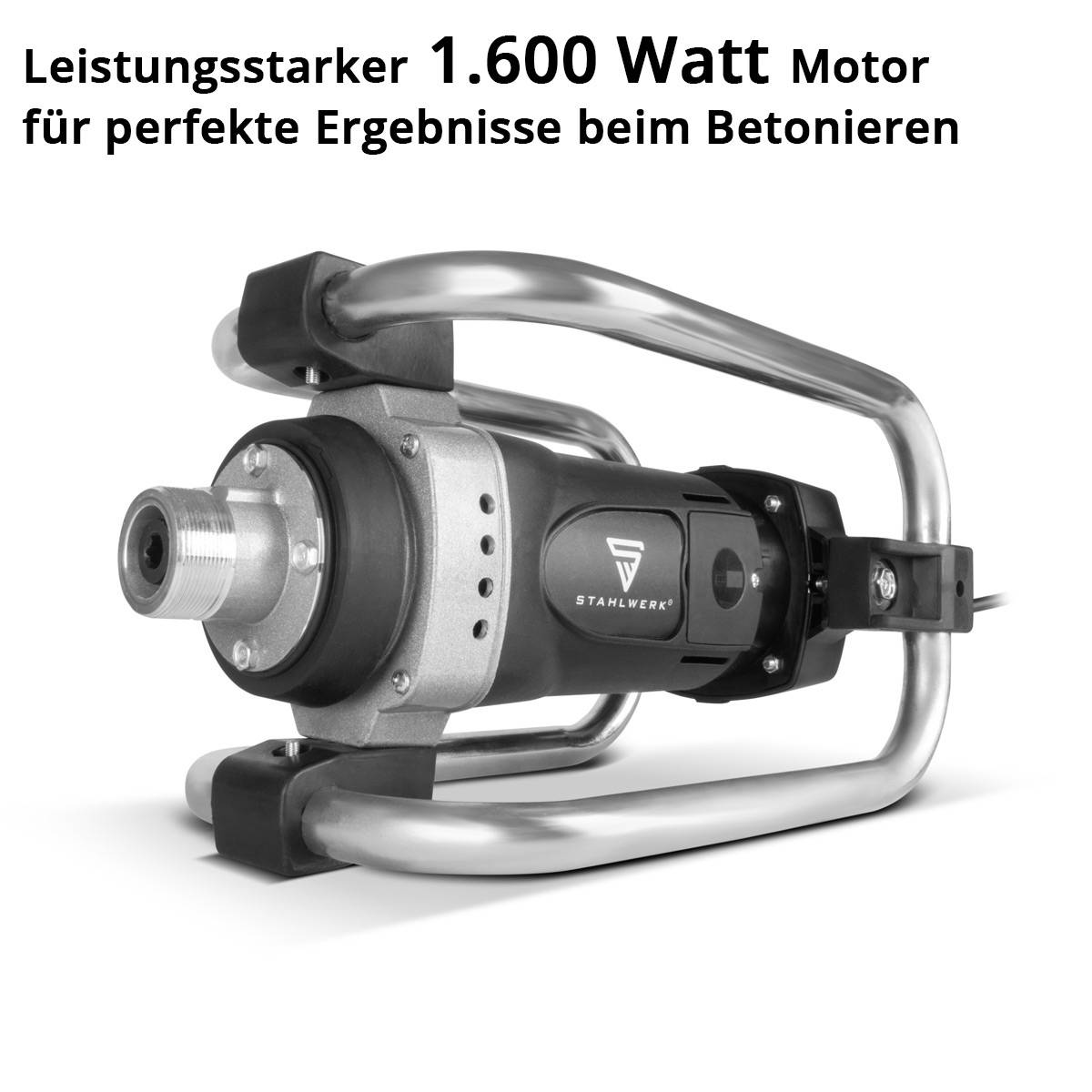 Ein leistungsstarker 1600-Watt-Motor für perfekte Betonergebnisse