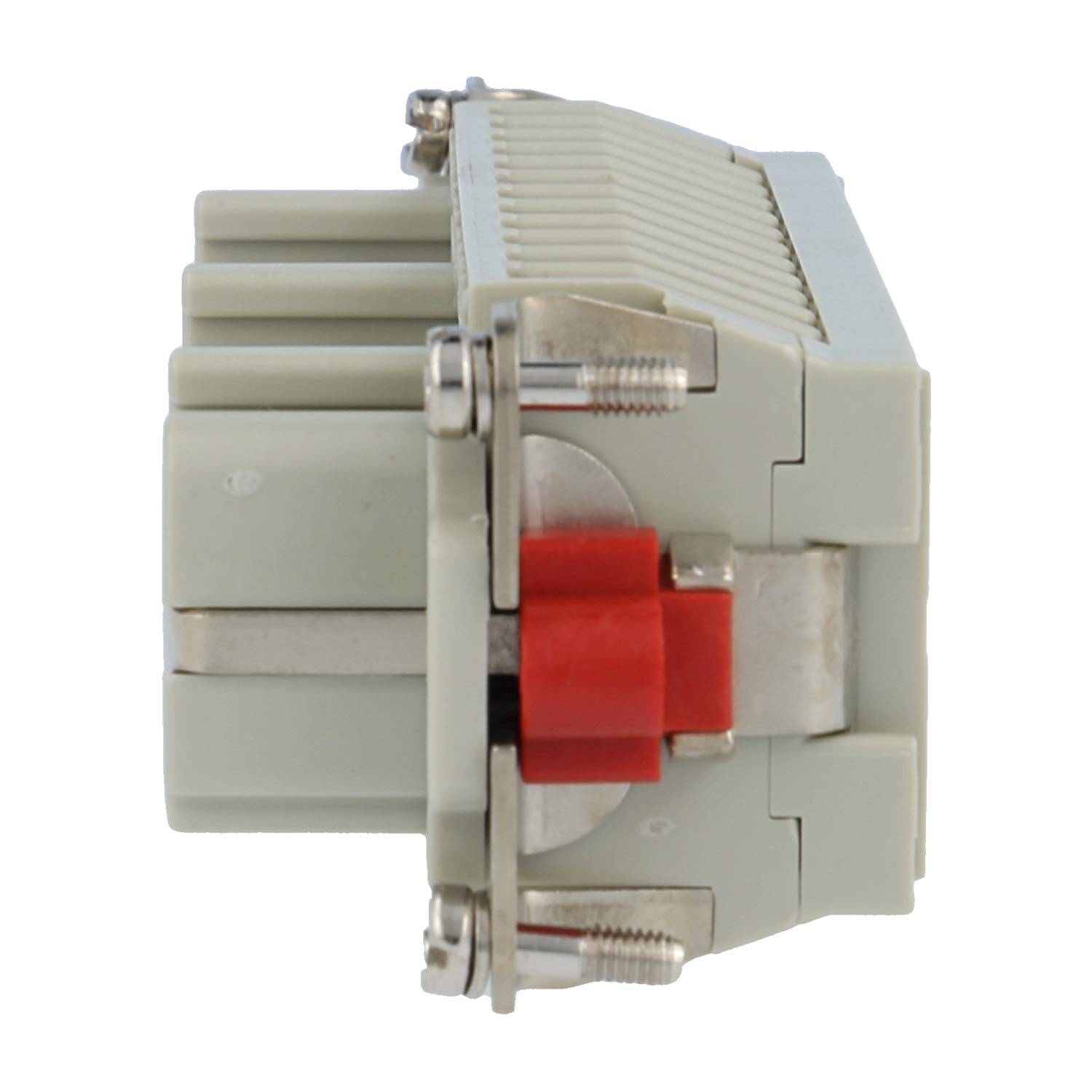 HARTING Han 10HvE mit 2 Schaltkontakte Buchseneinsatz (F) Schraubanschluss, 12-polig 10/2+PE 830V - 500V Steuerkontakt,