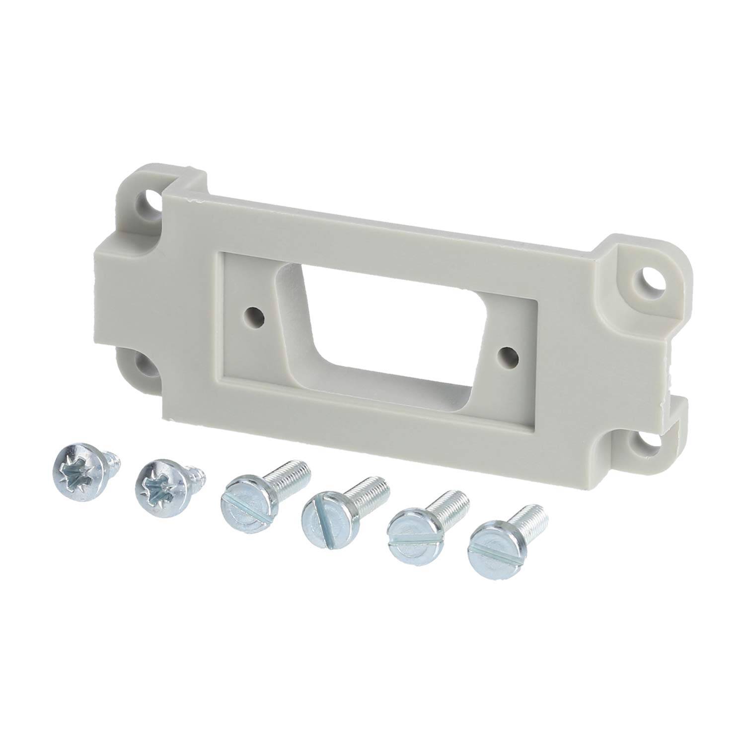 HARTING Han 10A D-Sub Adapterplatte für D-Sub 9-polig passend für 10A Gehäuse Werkstoff Kunststoff - 1 Stück