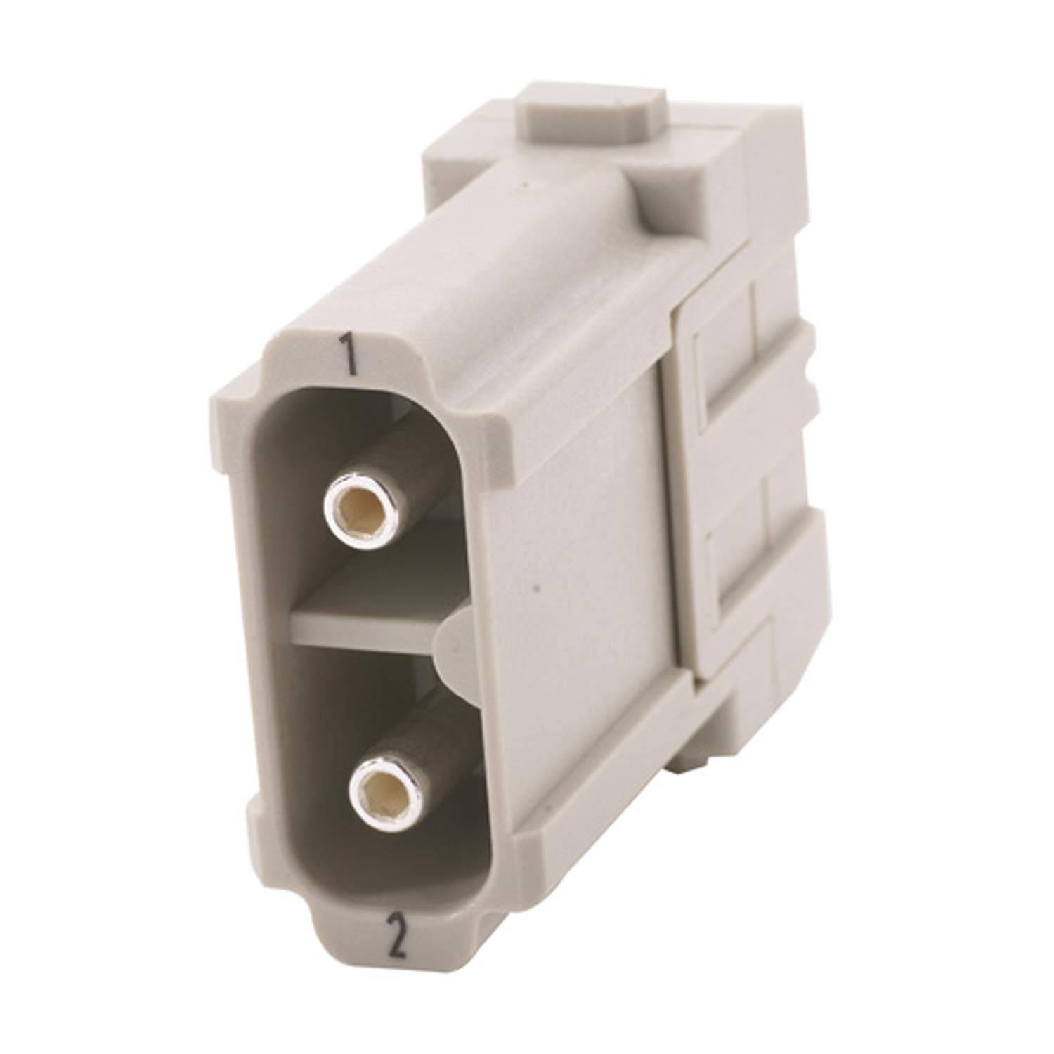 HARTING Han 40 Ampere Modul Stifteinsatz (M) Axialschraubanschluss, 2-polig 1000V, 40A - 1 Stück